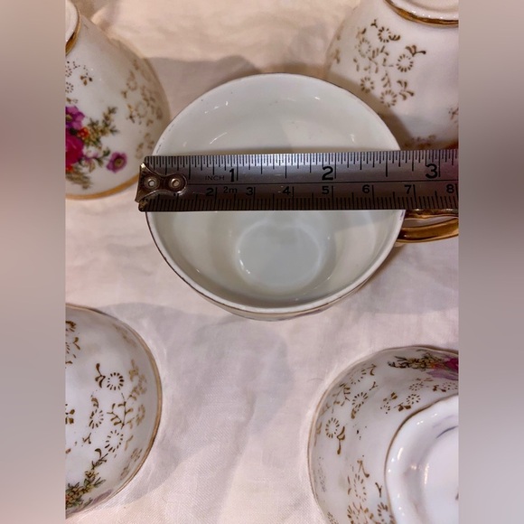 Japaneese 15 pieces fine china Tea Set floral & gold Demitasse Set for 5 - Picture 13 of 15